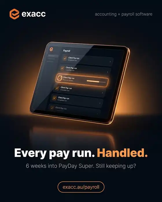exacc — tablet z listą pay runów