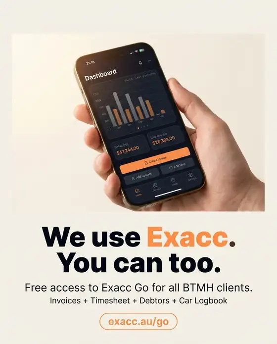 exacc — kreacja We use Exacc